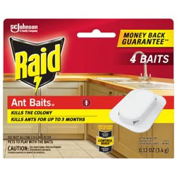 Raid Ant Baits Indoor Ant Killer, 4 Baits, 0.12 Oz Total