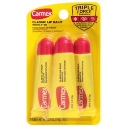 Carmex Original Blister Pack Squeeze Tube, 3 Pk