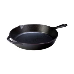 Lodge 12" Cast Iron Skillet: Preseasoned, Non-Stick, Scratch-Resistant, 12 Inch, Gas & Induction Compatible