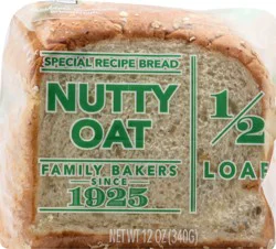 Lewis 1/2 Loaf Nutty Oat Bread, 12 Oz