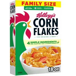 Kellogg's Corn Flakes Breakfast Cereal - 18oz