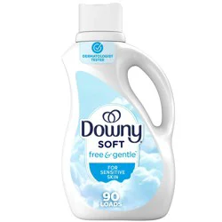 Downy Free & Gentle HE Compatible Ultra Liquid Fabric Softener - 66 fl oz