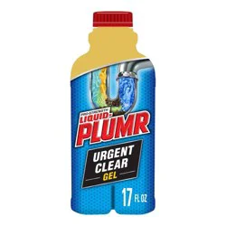 Liquid-Plumr Industrial Strength Unscented Urgent Clear Gel Drain Cleaner - 17 fl oz