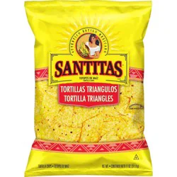 Santitas Yellow Corn Tortilla Chips Triangles - 11oz
