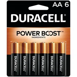 Duracell Coppertop AA Batteries - 6pk Alkaline Battery