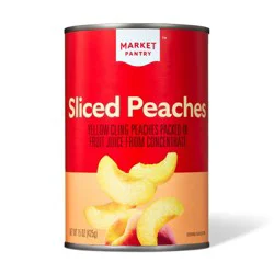 Sliced Peaches in 100% Juice 14.5oz - Market Pantry™