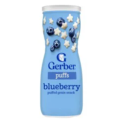 Gerber Non-GMO Baby Food Blueberry Puffs Baby Snack - 1.48oz