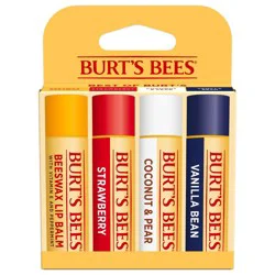 Burt's Bees 100% Natural Origin Moisturizing Lip Balm - Best of Burt's - 4pk​