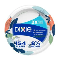 Dixie Everyday Dinner Paper Plates 8.5" - 154ct