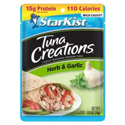 StarKist Tuna Creations Herb & Garlic Pouch - 2.6oz
