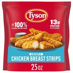 Tyson All Natural Crispy Chicken Strips - Frozen - 25oz