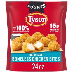 Tyson Any'tizers Frozen Crispy Boneless Chicken Bites - 24oz