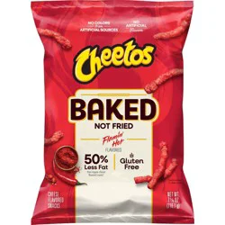 Cheetos Oven Baked Flamin' Hot Cheese Flavored Snacks - 7.625oz