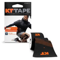 KT Tape Pro Kinesiology Therapeutic Tape - 5.56yds - Black