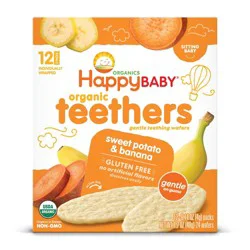 Happy Baby HappyBaby Sweet Potato & Banana Organic Teethers - 12ct/1.7oz