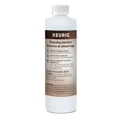 Keurig Descaling Solution: Liquid Cleaner for Coffee Equipment, Prevents Lime Scale, Vinegar Scent, 14 oz
