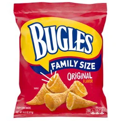 Bugles Original Corn Snacks Value Size, 14.5 Oz