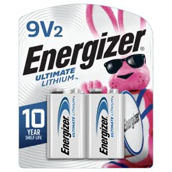 Energizer Ultimate Lithium 9volt 2 Pack