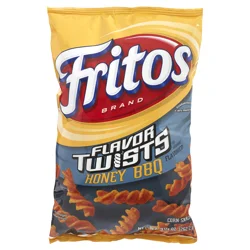 Fritos Flavor Twists Corn Snacks Honey Bbq Flavored, 9.25 Oz