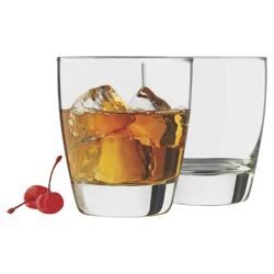 Libbey 4pc Classic Double Old Fashion Glass Set