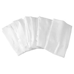 Fresh & Simple Flour Sack, White, 5 Pack