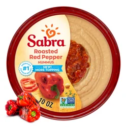 Sabra Hummus, Roasted Red Pepper, 10 Oz
