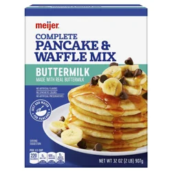 Meijer Buttermilk Pancake & Waffle Mix, 32 Oz