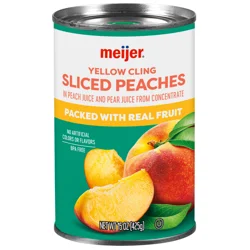 Meijer Sliced Peaches, 15 Oz