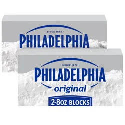 Kraft Philadelphia Original Cream Cheese, 2 Ct Pack, 8 Oz Brick