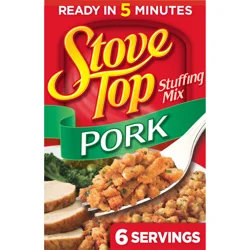 Kraft Stove Top Stuffing Mix For Pork, 6 Oz Box