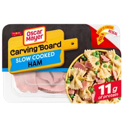 Oscar Mayer Carving Board Slow Cooked Ham Sliced Deli Meat, 7.5 Oz Pack