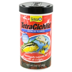 Tetra Cichlid Fish Food Flakes, 2.82oz