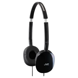 Jvc Black Flat Lightweight Headphones