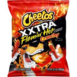 Cheetos XXTRA Flamin' Hot Crunchy Cheese Flavored Snacks - 8.5oz