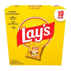 Lay's Snack Pack Classic Potato Chips Multipack- 10ct/10oz