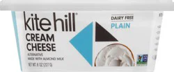 Kite Hill Plain Cream Cheese Style Spread, 8 Oz