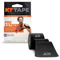 KT TAPE PRO Extreme 20 Pre-Cut Strips: Arthritis, Muscle & Joint Support