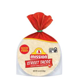 Mission Street Taco Size White Corn Tortillas - 12.6oz/24ct