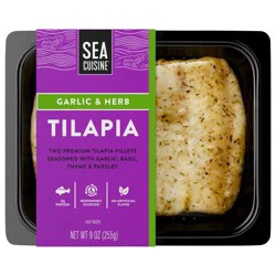 Sea Cuisine Garlic & Herb Tilapia - Frozen - 9oz