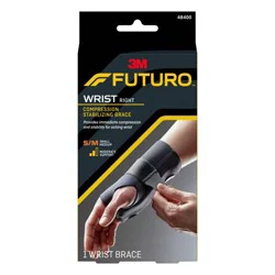 FUTURO Compression Stabilizing Wrist Brace, Right Hand Wrist Support, S/M - 1pk