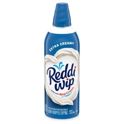 Reddi Wip Extra Creamy Whipped Topping Made With Real Cream, 6.5 Oz. Spray Can