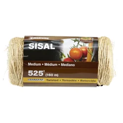 MIBRO Kingcord 525' Twisted Sisal Twine (Medium Weight) - Natural Color - Spool