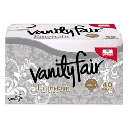 Vanity Fair® Entertain Disposable Pre-Folded Paper Napkins, 40 Count