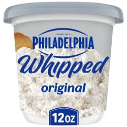 Kraft Philadelphia Original Whipped Cream Cheese Spread, 12 Oz Tub