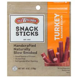 Old Wisconsin Turkey Sausage Snack Sticks, 6 Oz