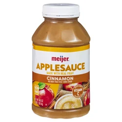 Meijer Cinnamon Applesauce, 48 Oz