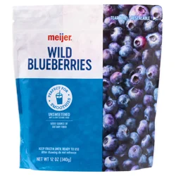 Meijer Frozen Wild Blueberries, 12 Oz