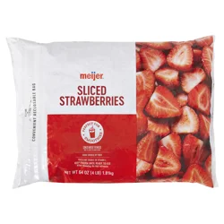 Meijer Sliced Frozen Strawberries, 64 Oz