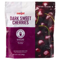 Meijer Frozen Dark Sweet Cherries, 12 Oz