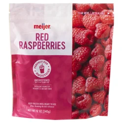 Meijer Frozen Red Raspberries, 12 Oz